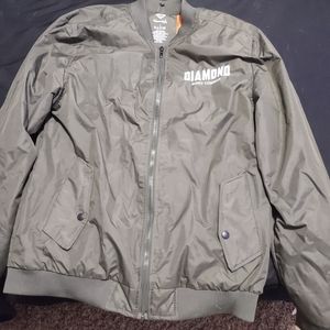 Diamond bomber jacket large